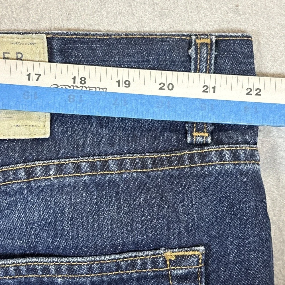 TOMMY HILFIGER Classic Fit Boot Cut Medium Wash Cotton Denim Blue Jeans 42X30